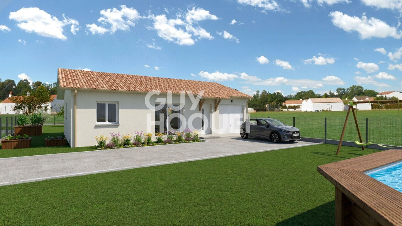 Terrain constructible de 876 m2 à Grenade sur Adour