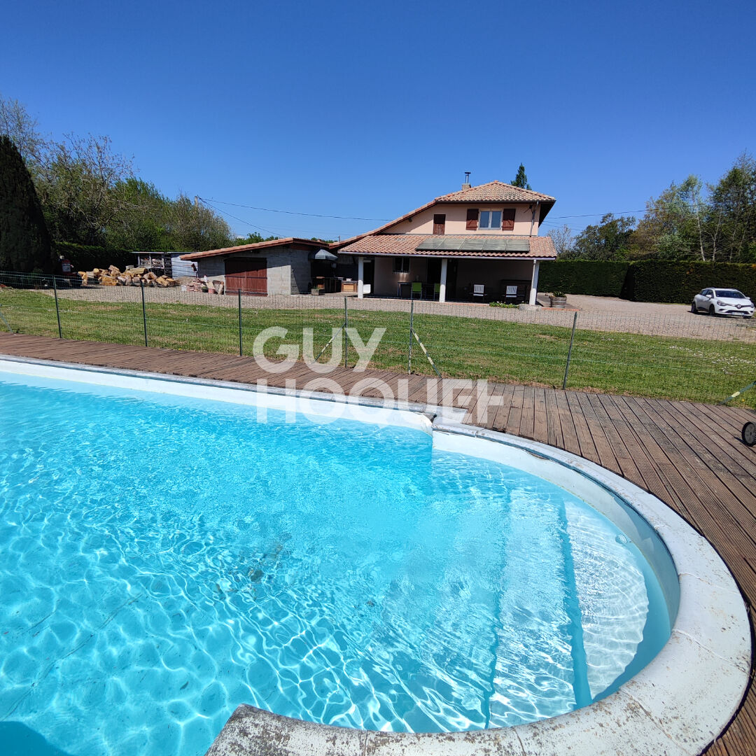 Maison de 164m², 4 chambres, piscine sur 1 hectare