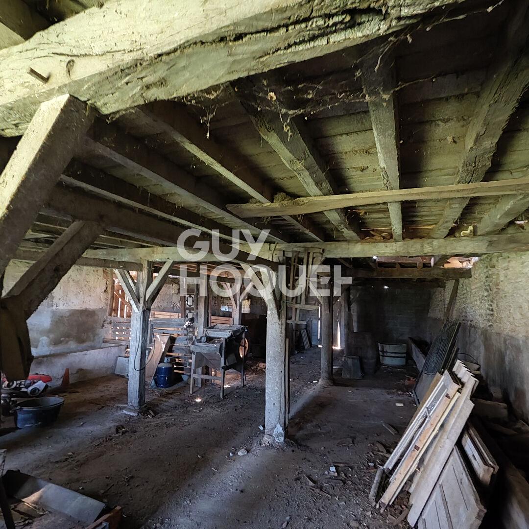 Corps de ferme à renover avec étables 