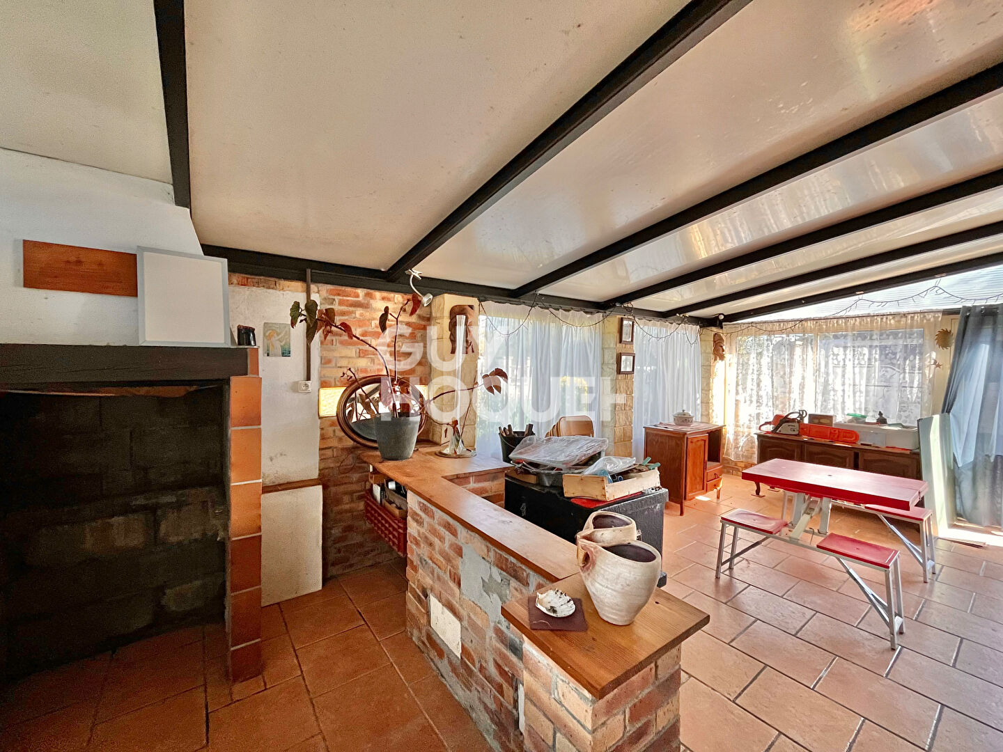 Maison de plain-pied de 115 m2, 4 chambres, un garage