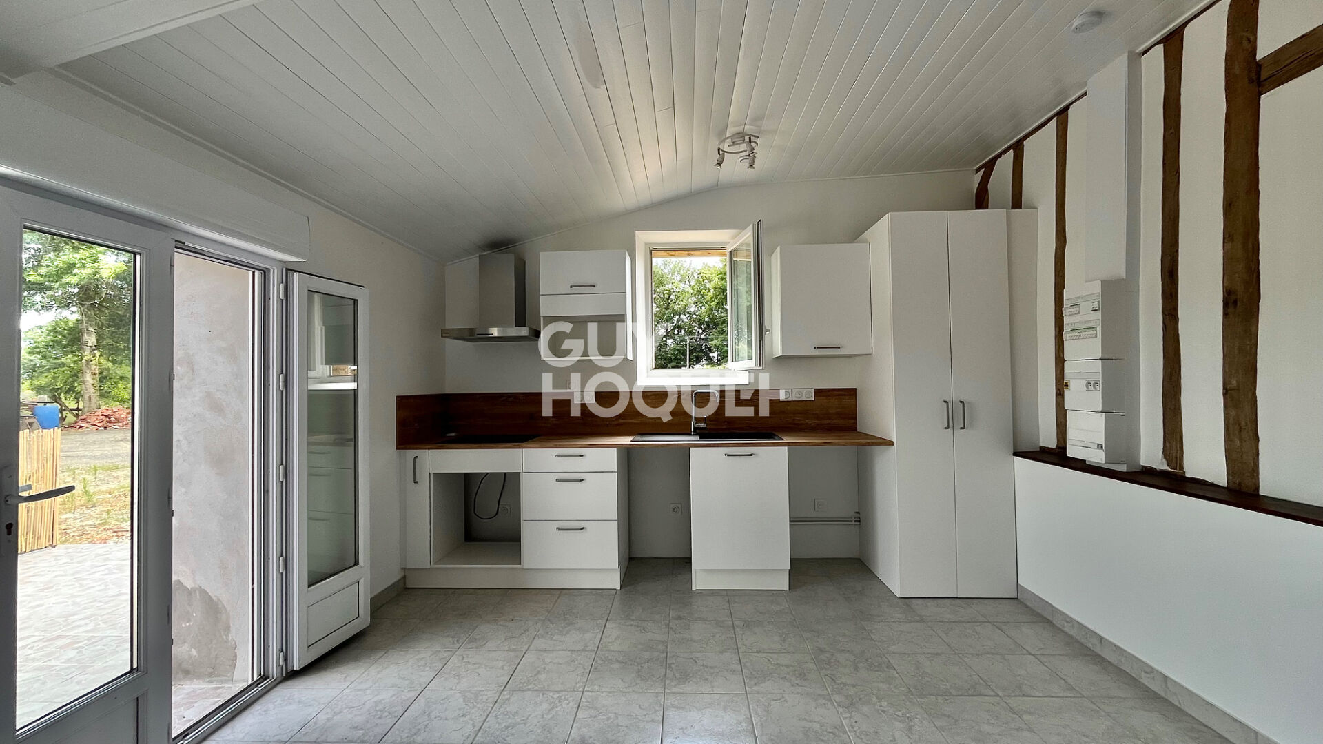 Appartement en rez-de-chaussée, une chambre, un jardin