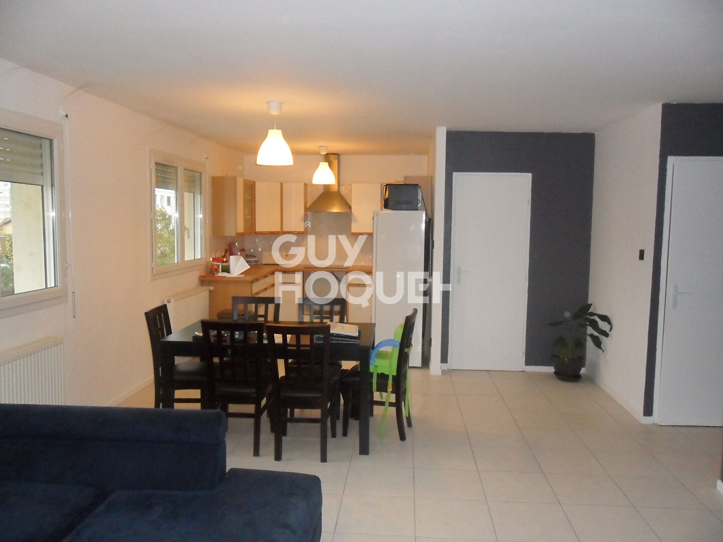 Grigny Grand Appartement T3 de  73.88 m2 très lumineux vendu loué.