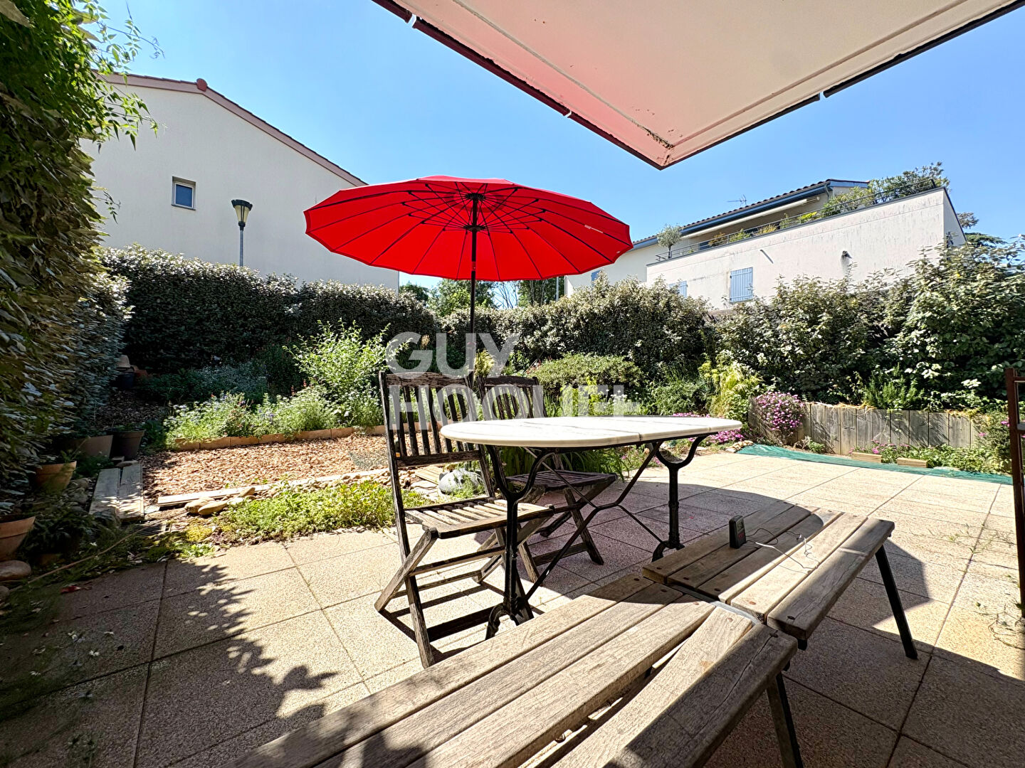 Appartement T3 en rez-de-jardin avec garage - Résidence Domaine du Vieux Moulin