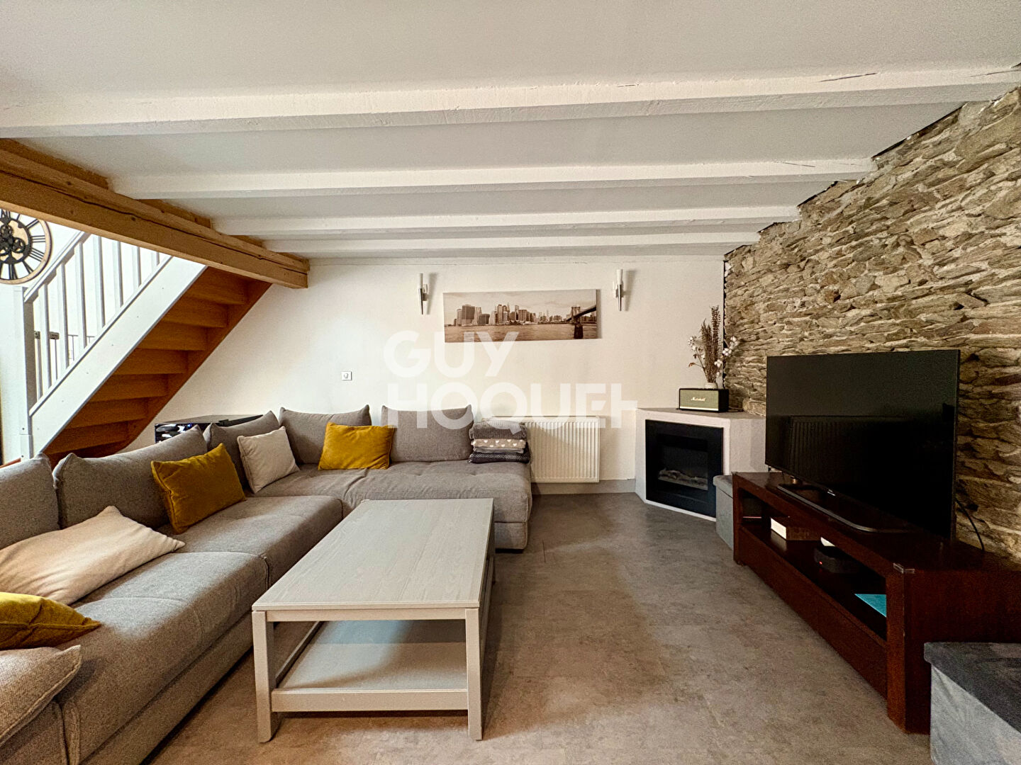 Appartement esprit loft T4 avec terrasse et garage double - coeur de ville