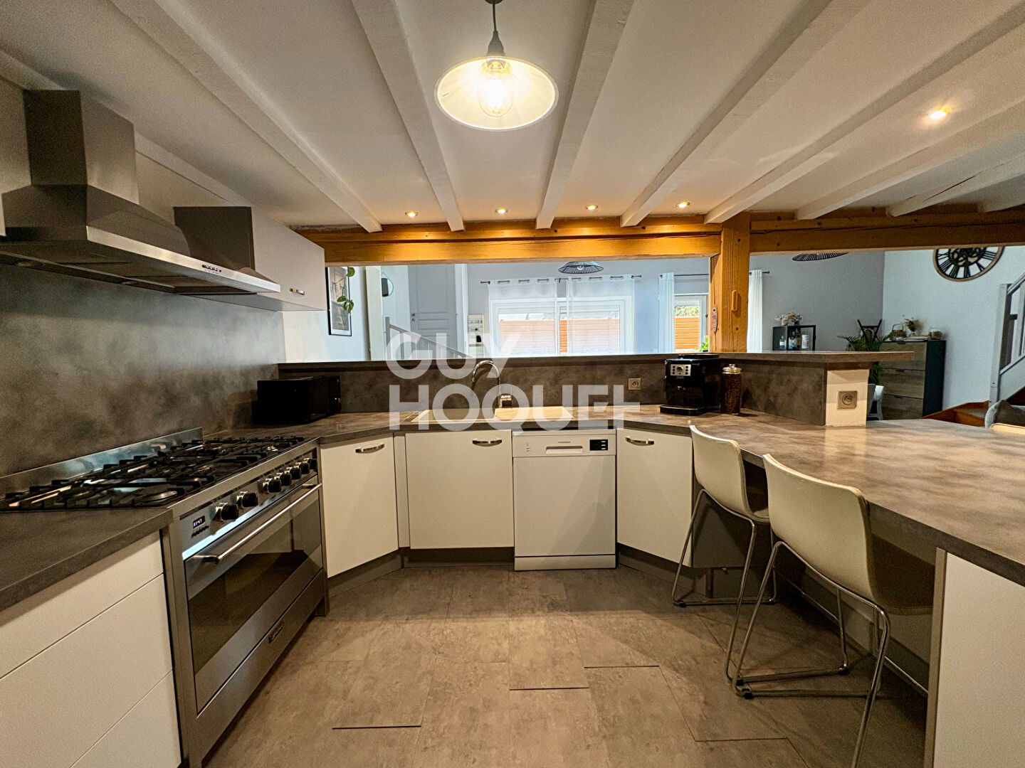 Appartement esprit loft T4 avec terrasse et garage double - coeur de ville