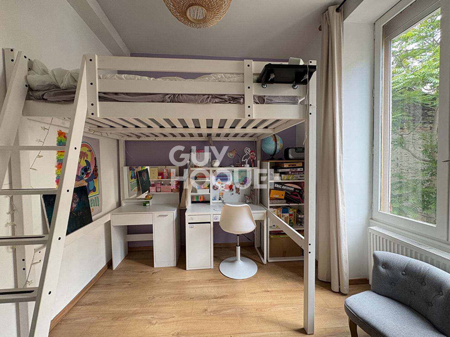 Appartement esprit loft T4 avec terrasse et garage double - coeur de ville