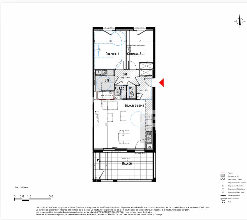 Appartement Charly 3 pièce(s) 69.75 m2