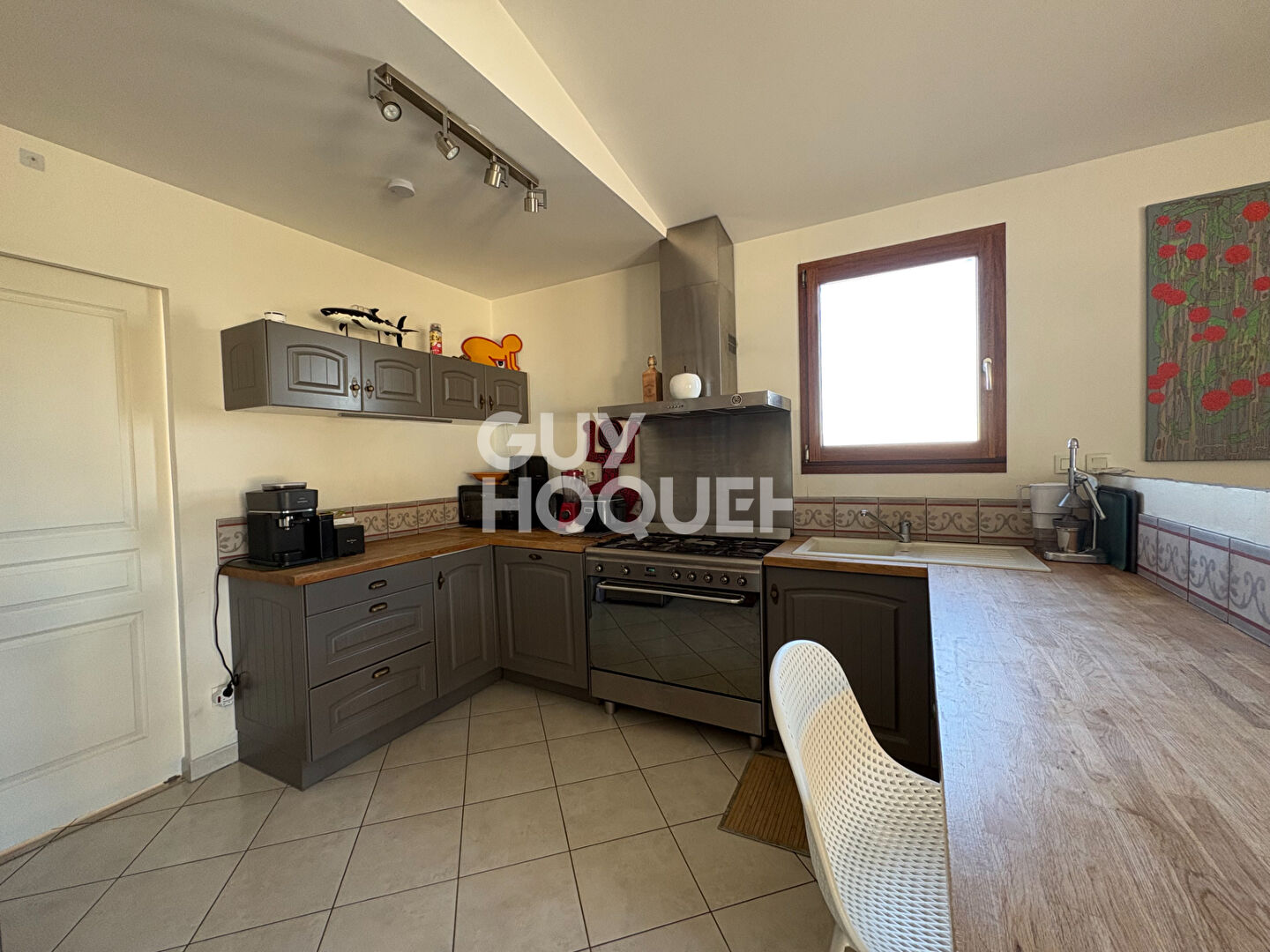 Appartement T4 climatisé de 95m² dernier étage avec terrasse et garage double - Loire-sur-Rhône Clos de Beauregard