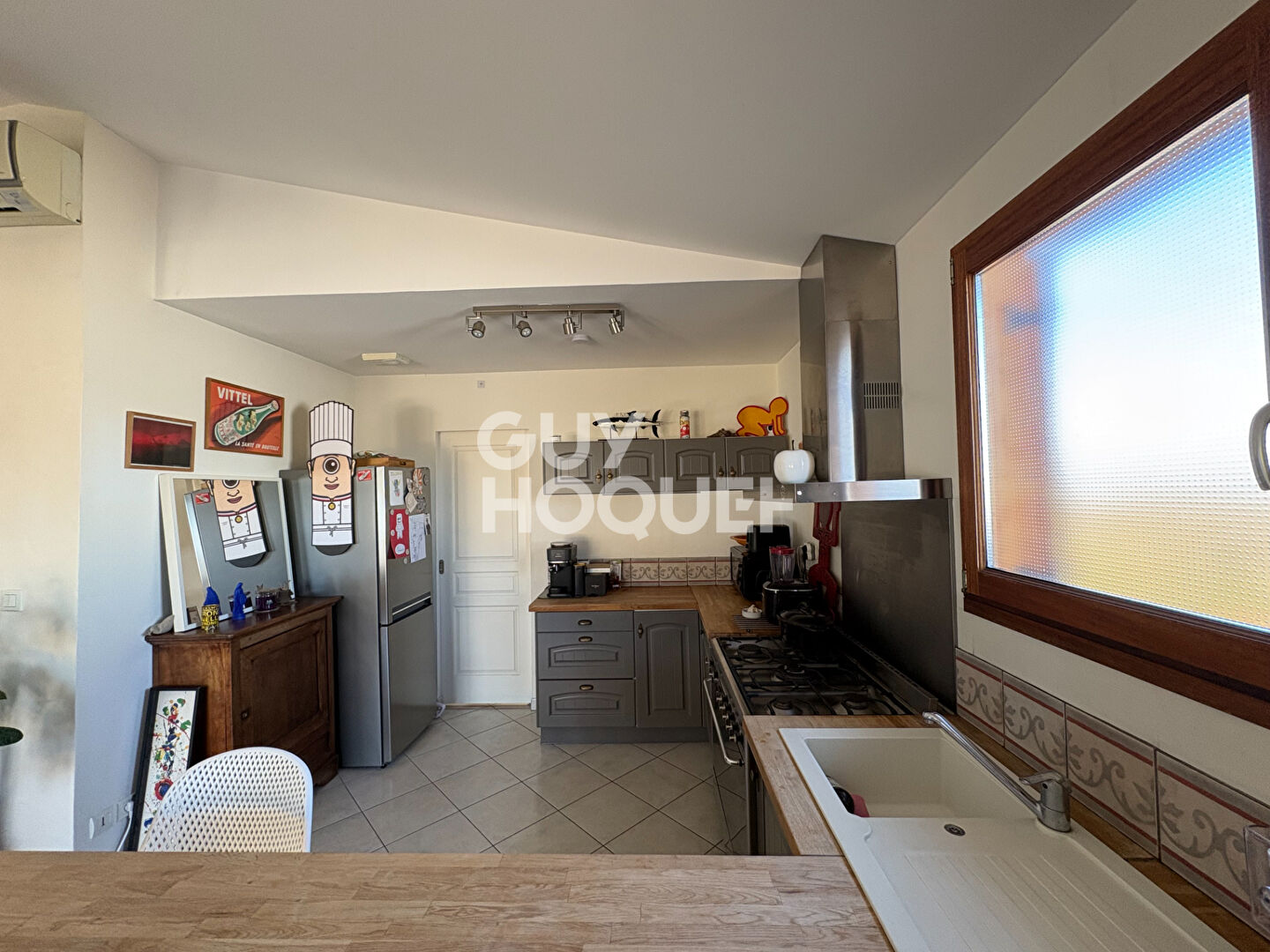 Appartement T4 climatisé de 95m² dernier étage avec terrasse et garage double - Loire-sur-Rhône Clos de Beauregard