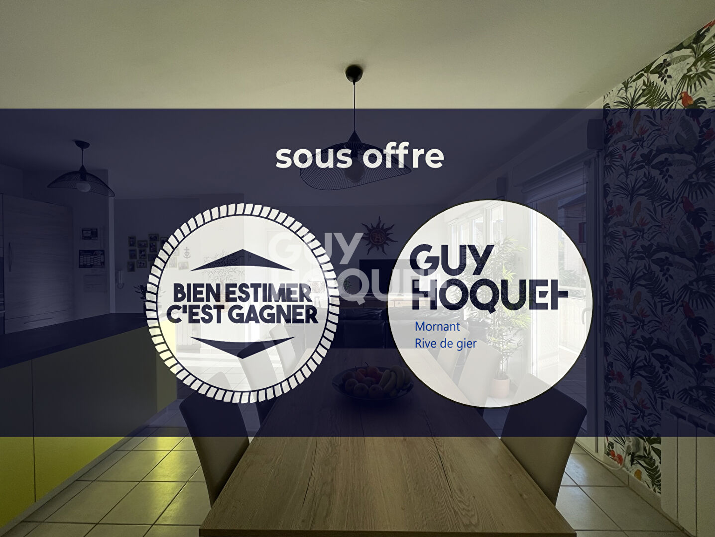 Appartement Lorette 3 pièces 63 m² Balcon + Garage