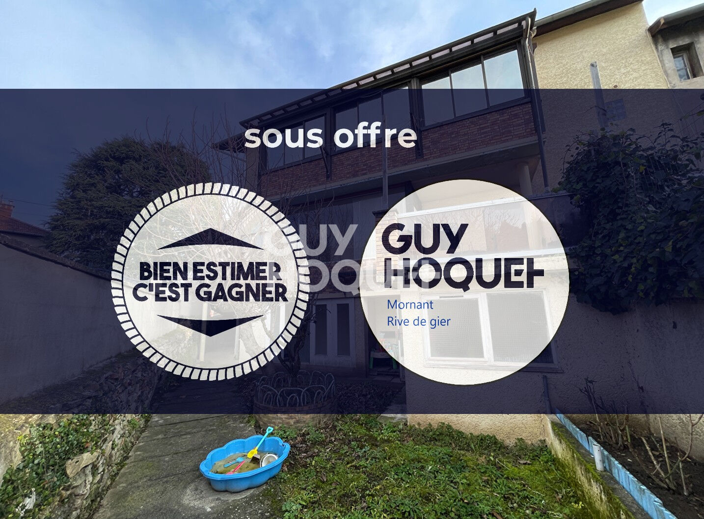 Appartement T4 de 100 m2 avec garage, caves et jardin