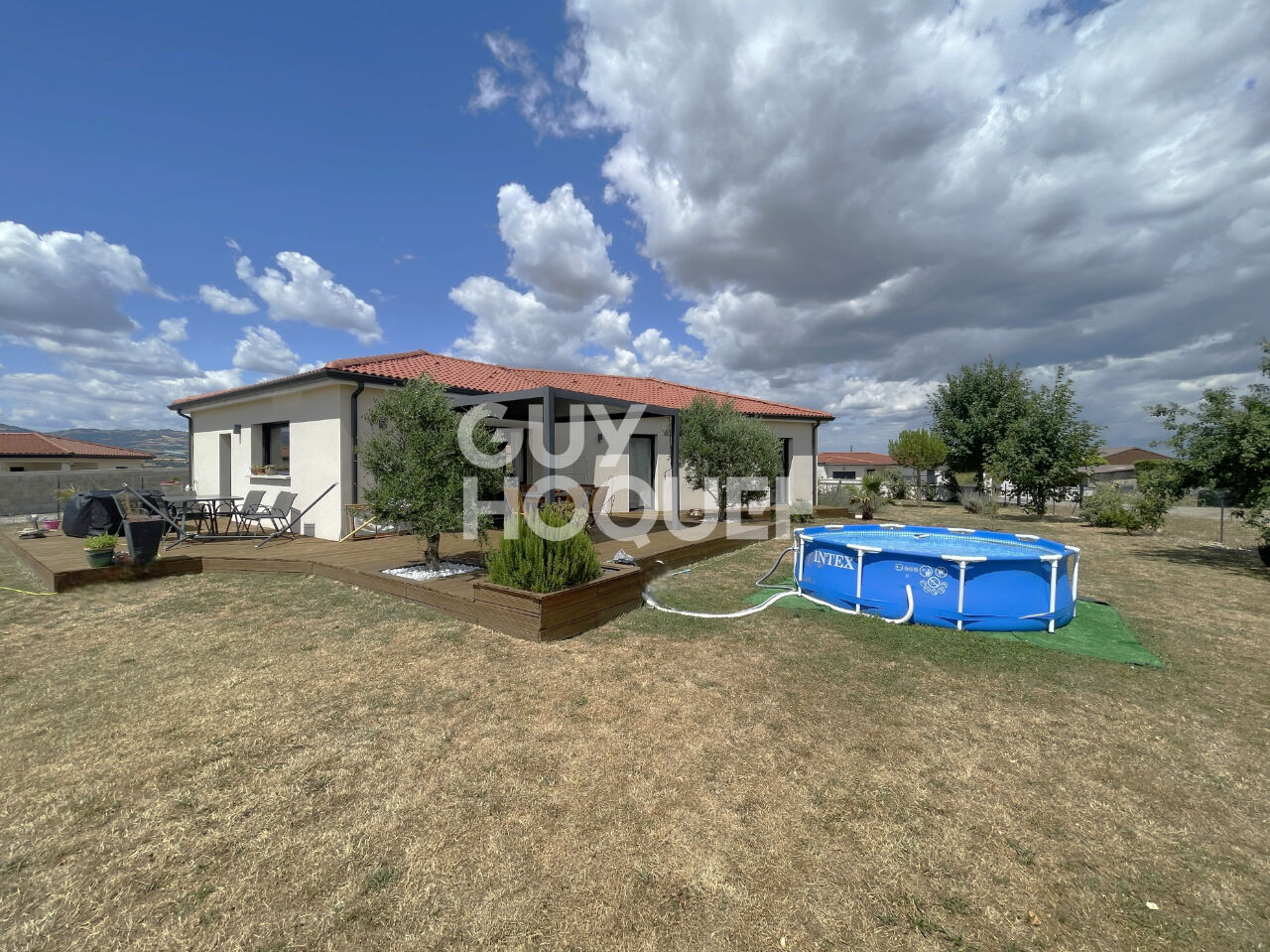 Maison de plain pied avec vue dégagée !