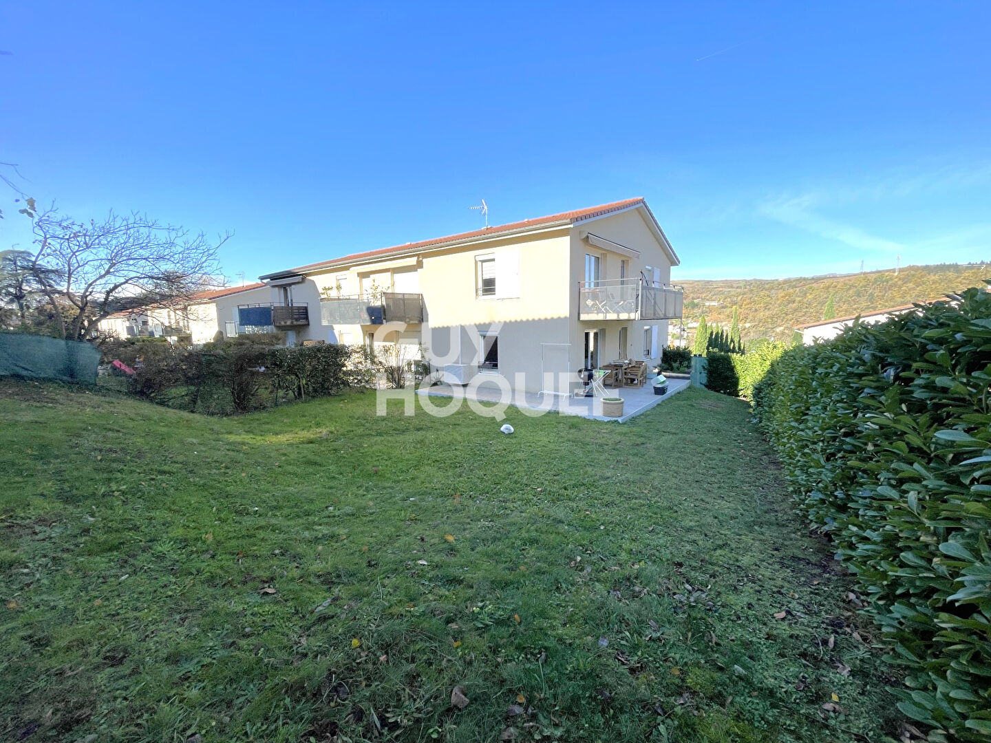 Appartement T3 avec jardin et garage double