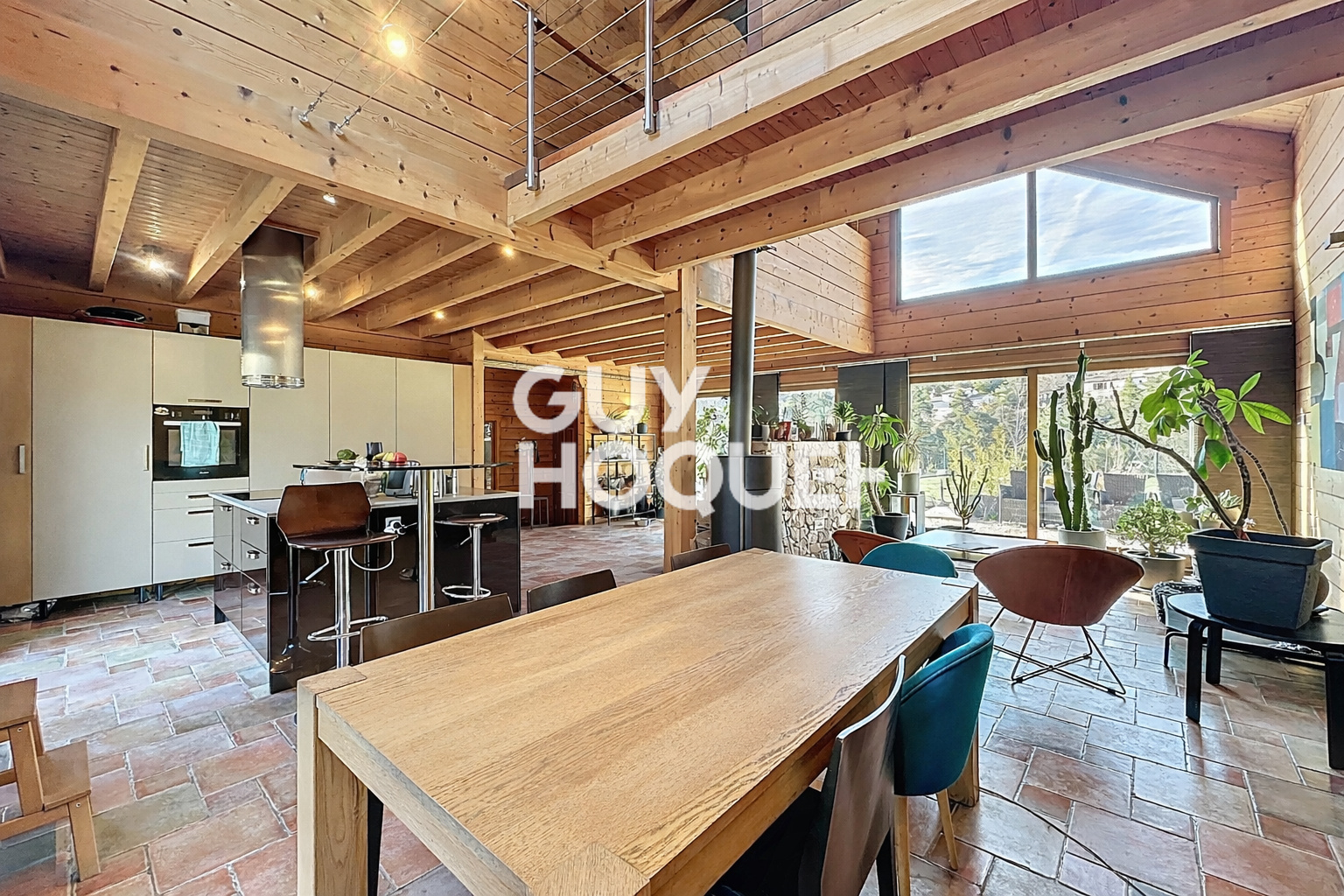 Chalet à vendre à Andon avec vue montagne exceptionnelle