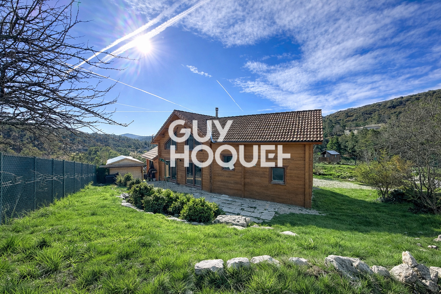 Chalet à vendre à Andon avec vue montagne exceptionnelle