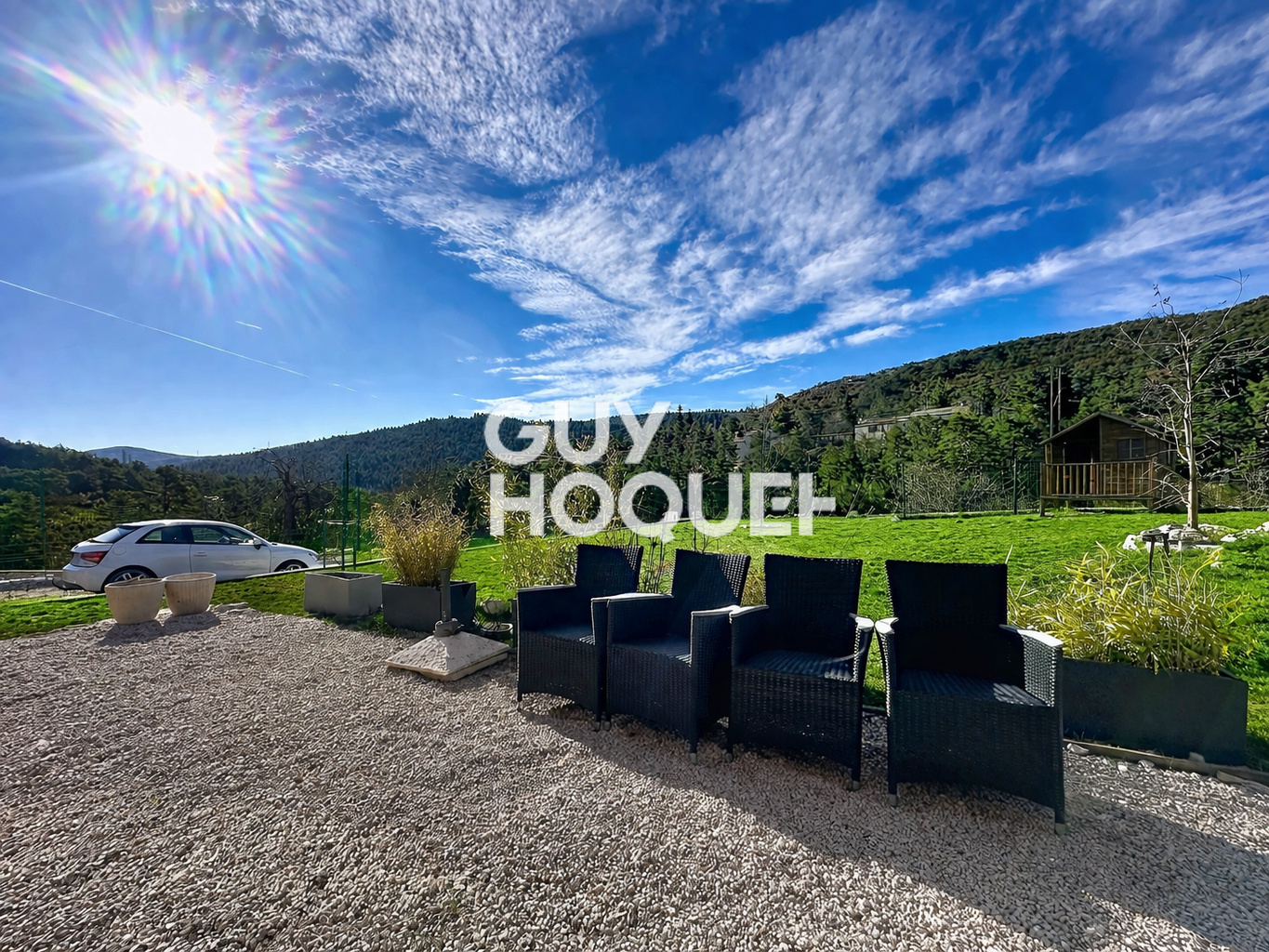 Chalet à vendre à Andon avec vue montagne exceptionnelle