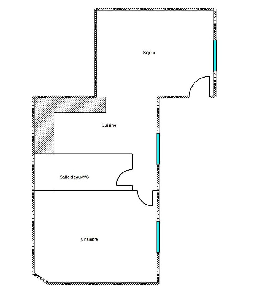 Deux maisons indépendantes 2 et 3 pièces sur 495 m² à Mougins