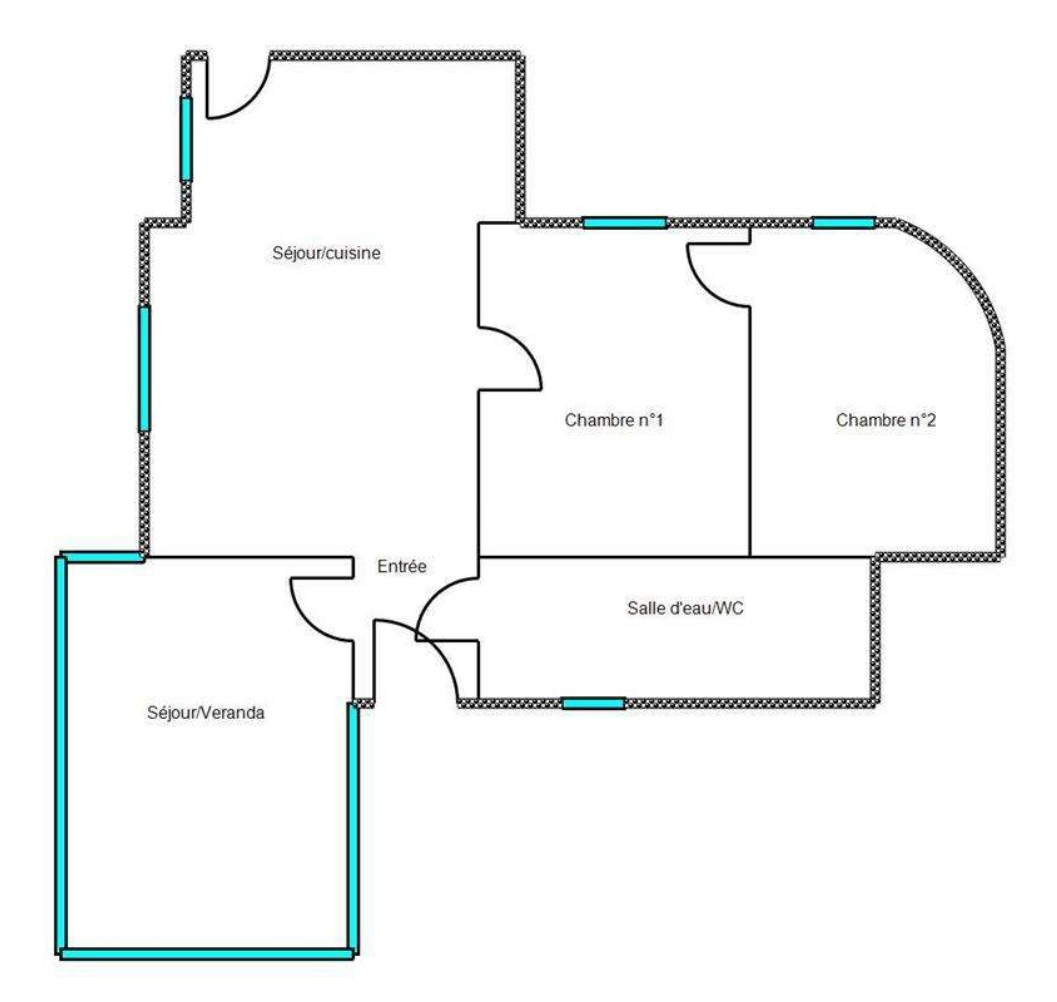 Deux maisons indépendantes 2 et 3 pièces sur 495 m² à Mougins