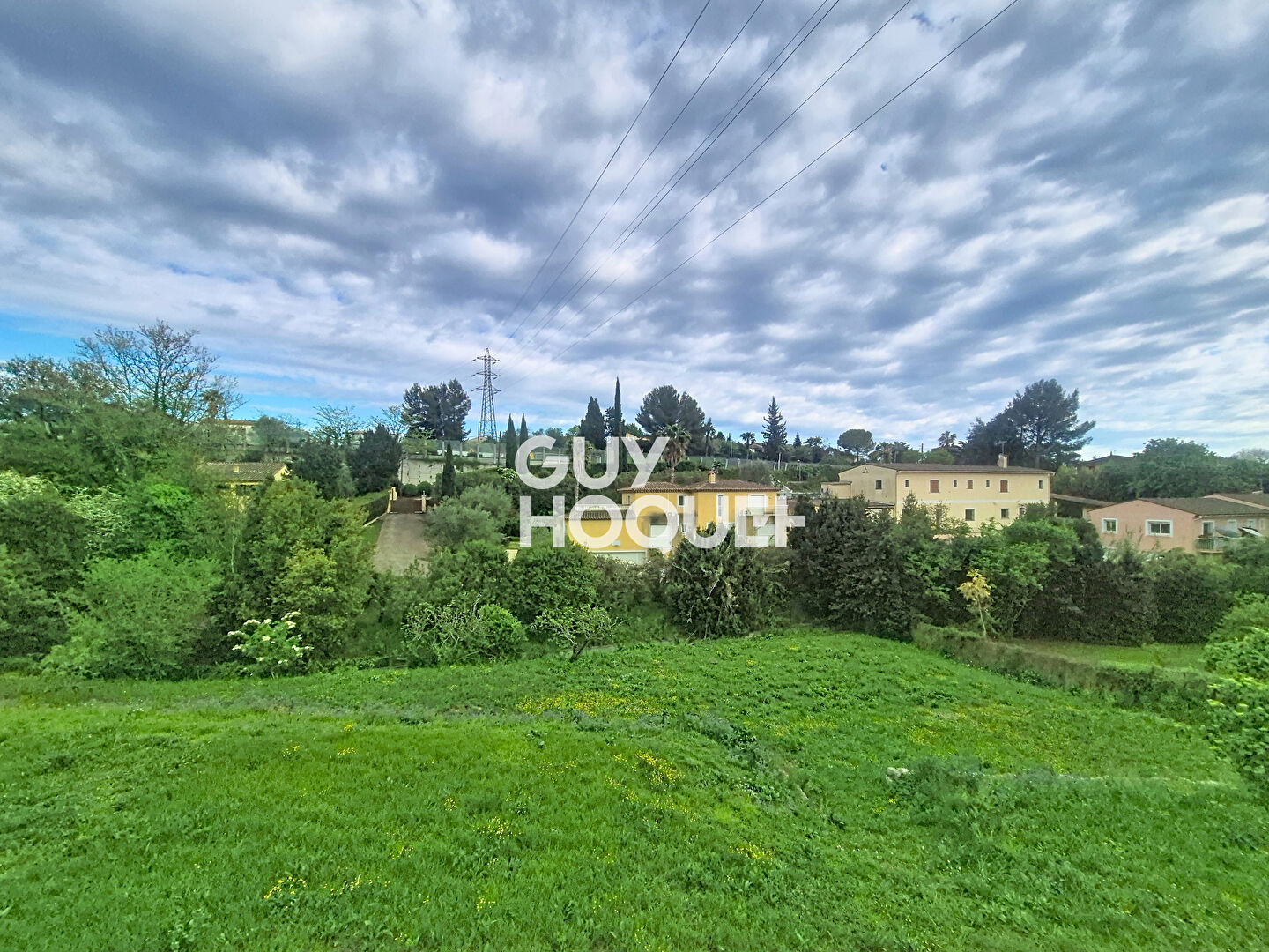 Terrain à vendre de 1874 m² exposé sud à Mougins - Exclusivité Guy Hoquet MOUANS-SARTOUX