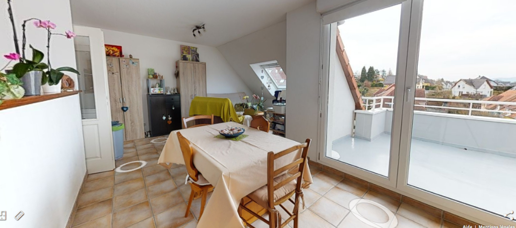 Vente d'un appartement F3 (64 m²) à MORSCHWILLER LE BAS