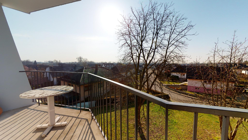 Appartement Erstein 2 pièce(s) 47.33 m2 avec un balcon