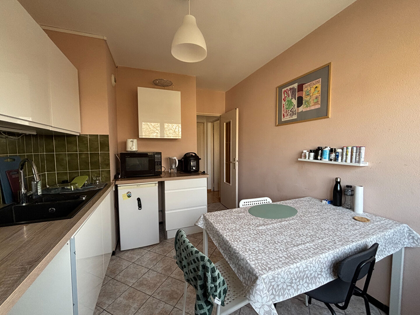 À louer : Charmant studio meublé lumineux de 34,55 m²