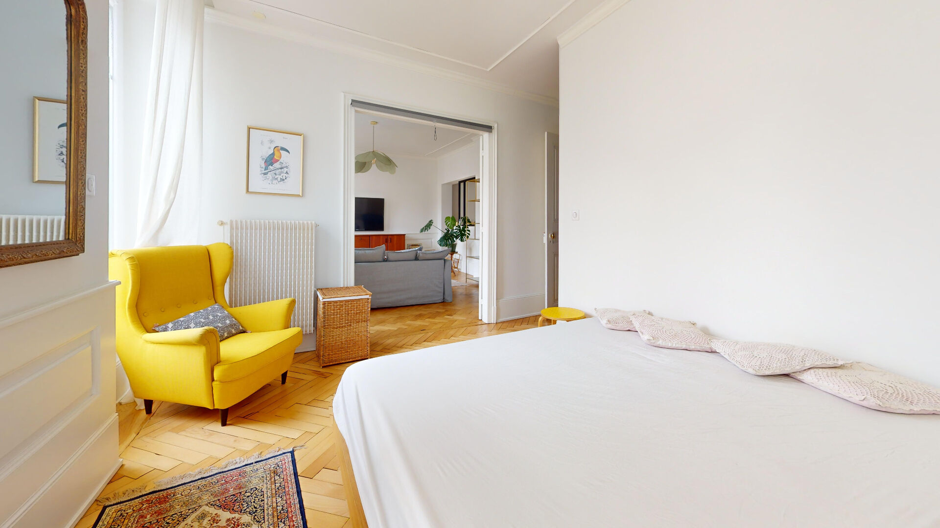 MULHOUSE : appartement T3 MEUBLE (93 m²) à louer