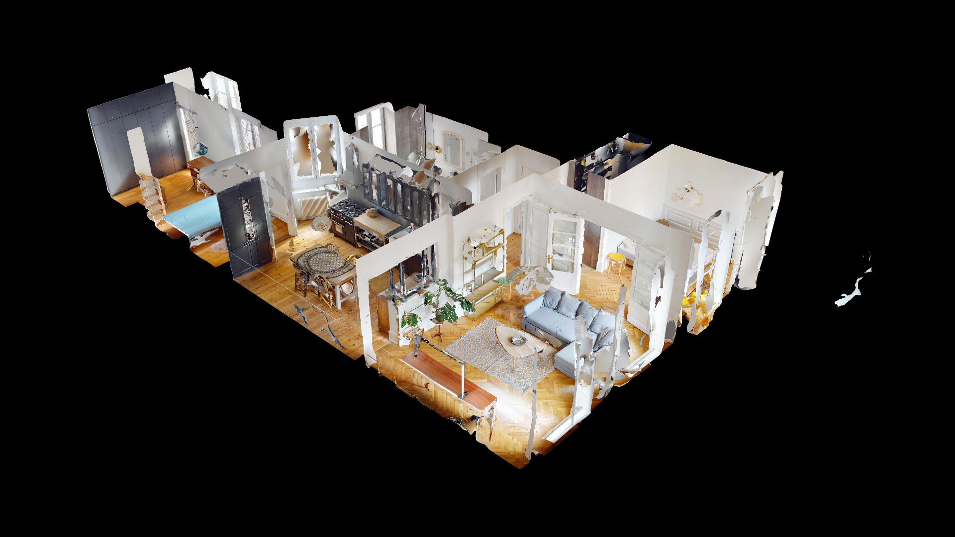 MULHOUSE : appartement T3 MEUBLE (93 m²) à louer