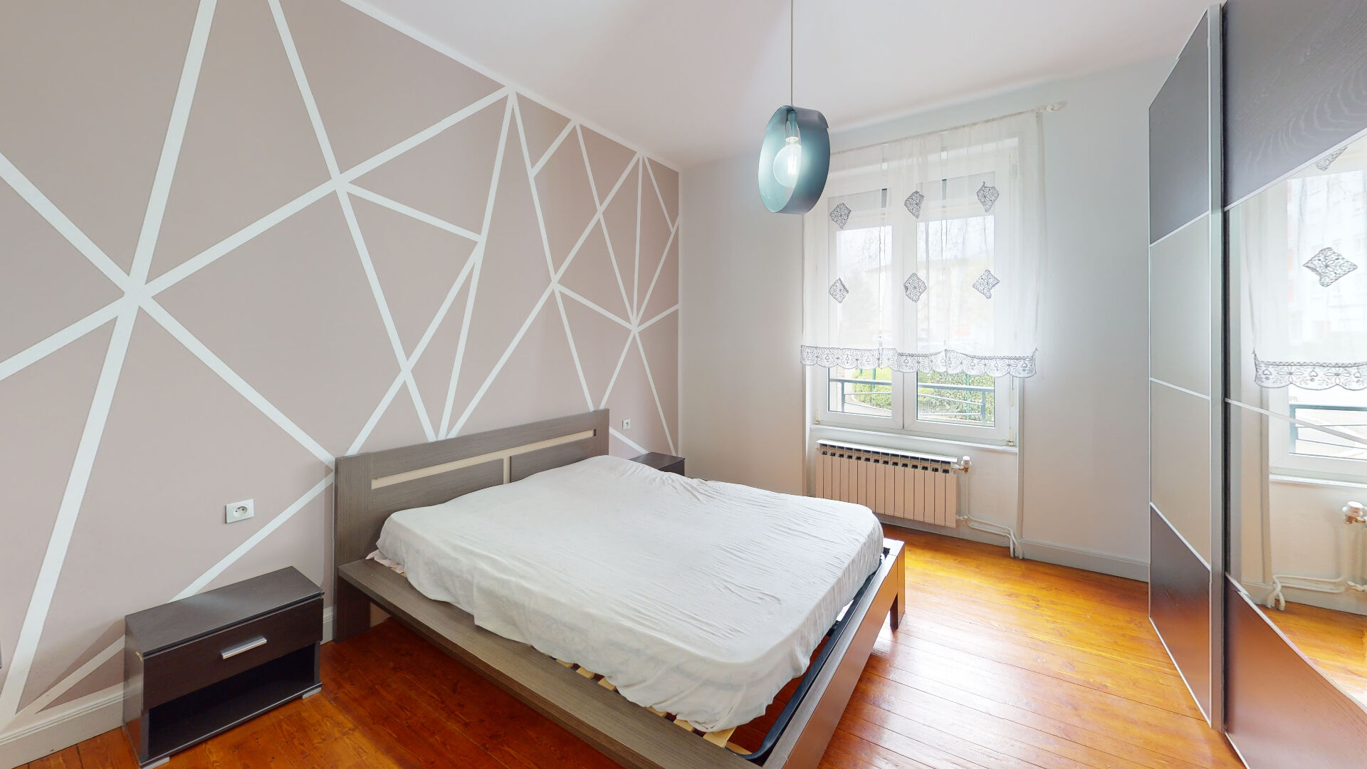 Appartement F3 meublé de 66.7 m2 au RDC ? Vue Jardin