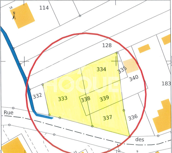 Grand Terrain  plat de 12ares 91ca