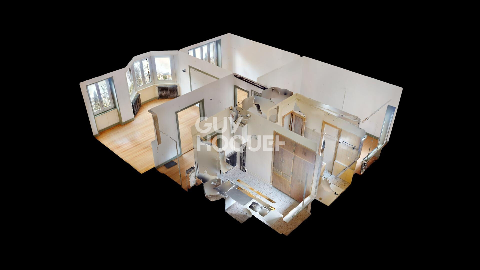 LOCATION : appartement 3 pièces (87 m²) à MULHOUSE