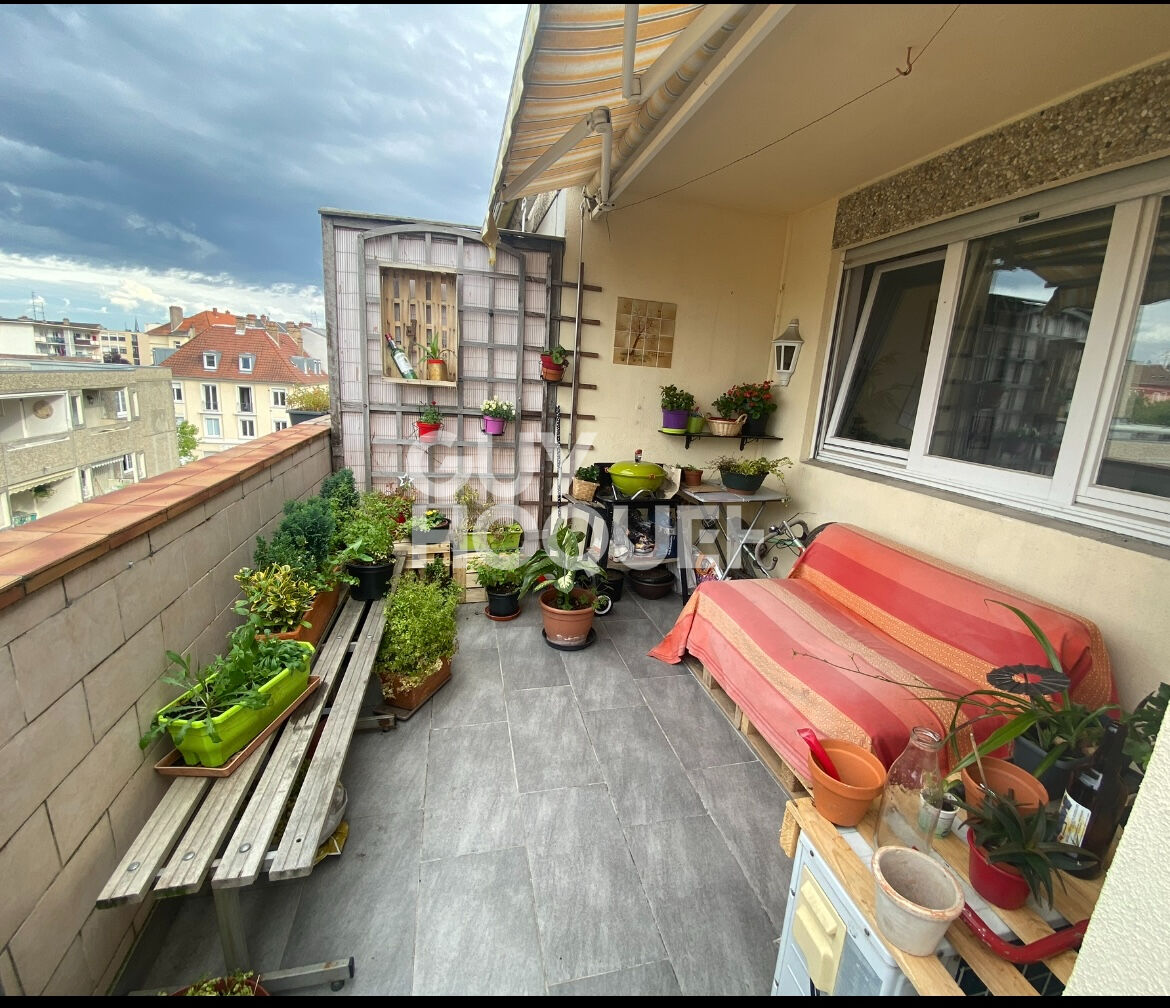 Appartement 3 pièces à louer à Mulhouse - Dernier étage avec terrasse