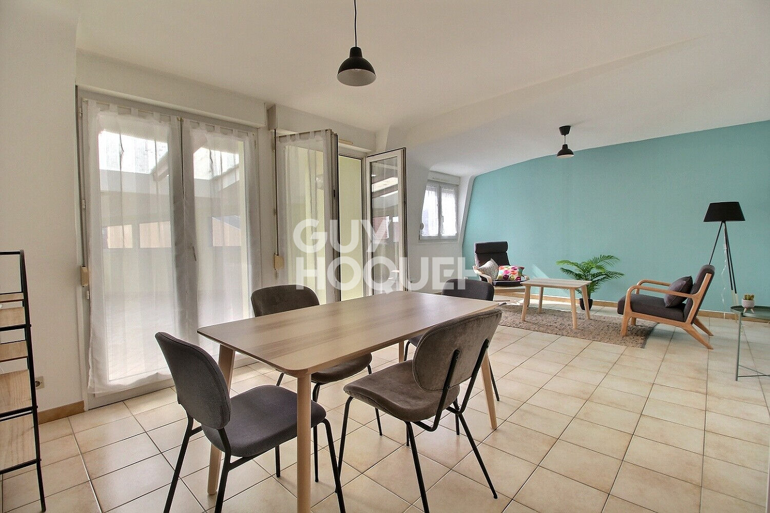 Vente : appartement T5 à VILLERS LES NANCY  dernier étage, garage et terrasse couverte