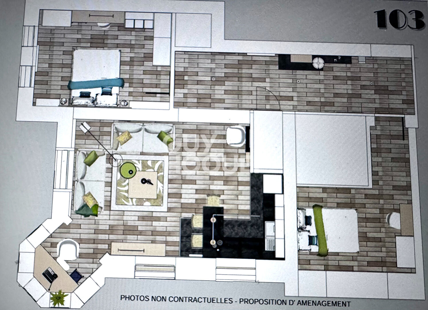 ROMBAS : appartement 3 pièces (77 m²) à vendre