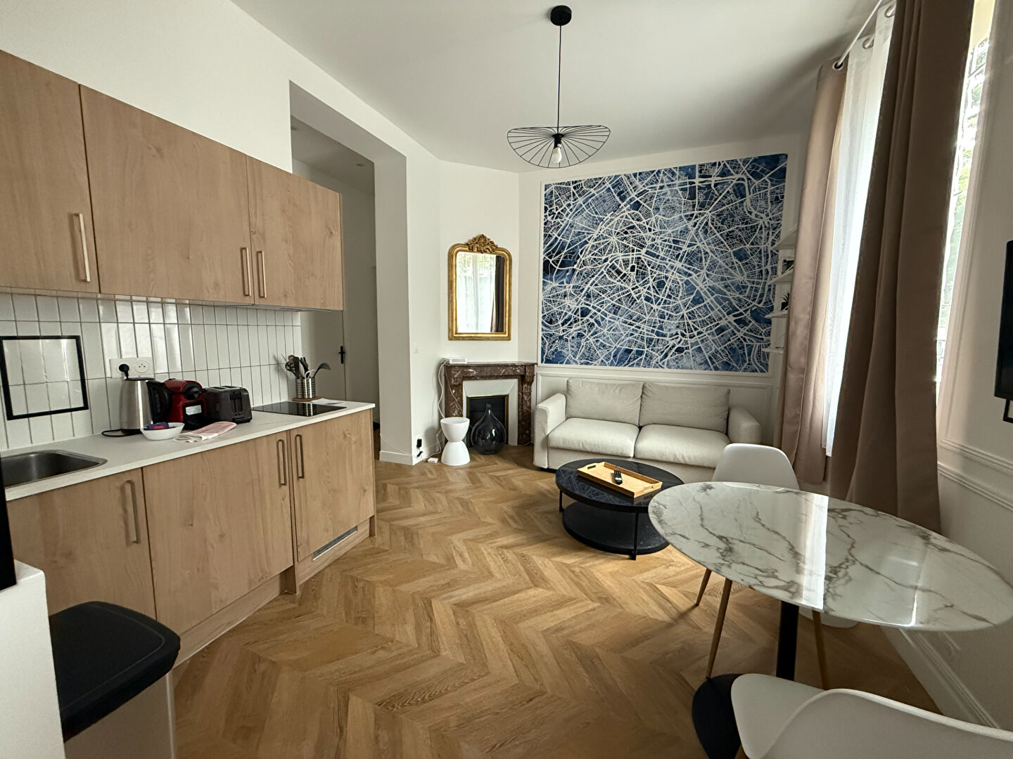 À louer Studio meublé avec cave Quartier calme, Nanterre