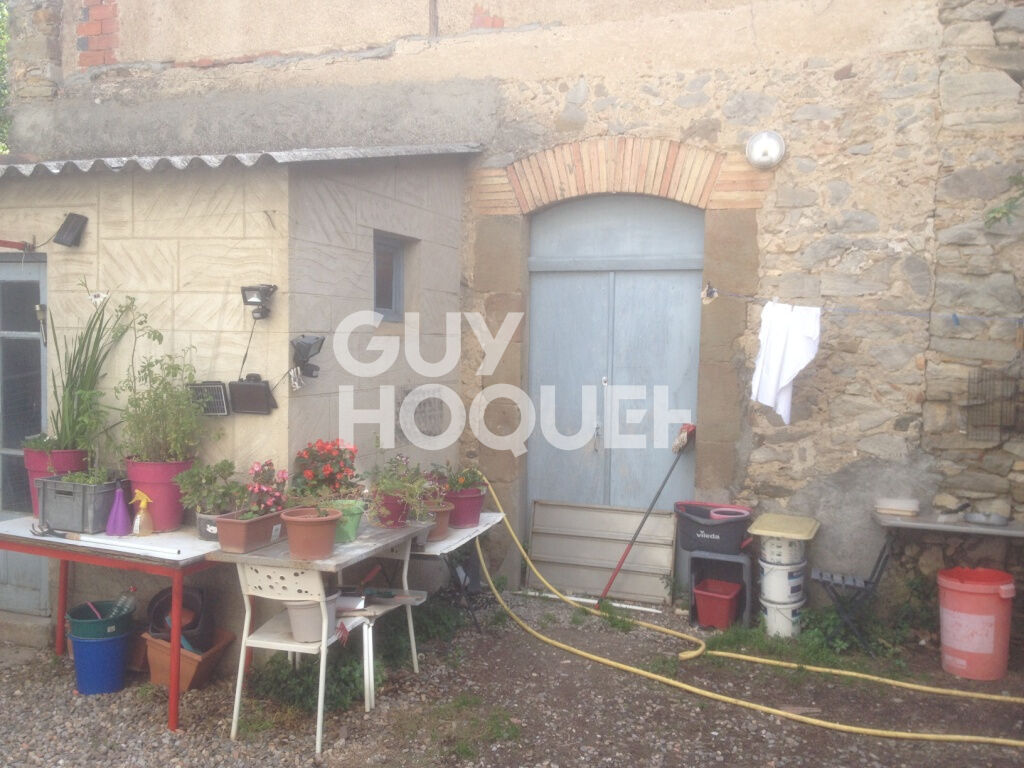 Maison de village 2 chambres , jardin, 2 remises attenantes