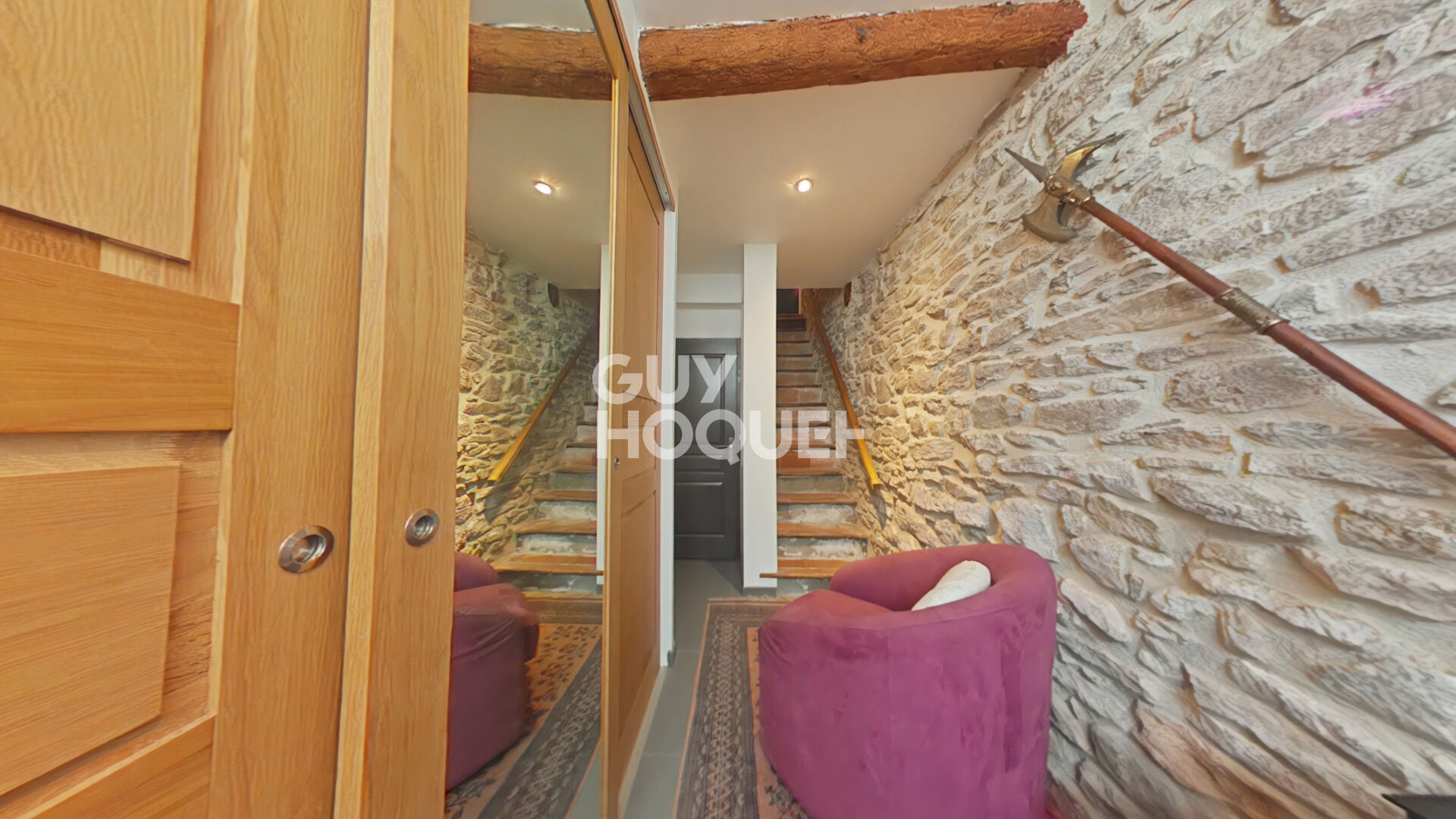 LA LIVINIERE : maison de caractère 5 pièces à vendre, terrasse, garage 57m2