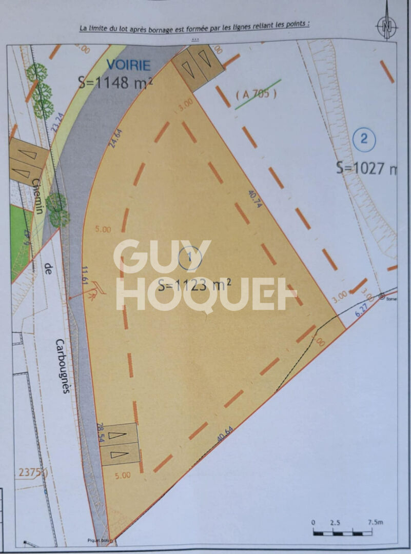 Terrain Saint Andre De Roquelongue 1123 m2