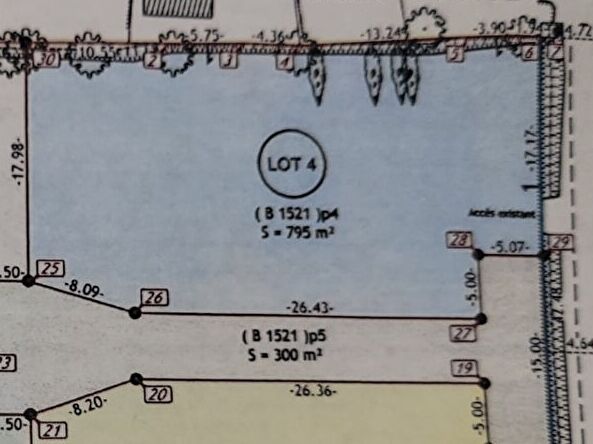 Terrain Castelnau D Aude 795 m2