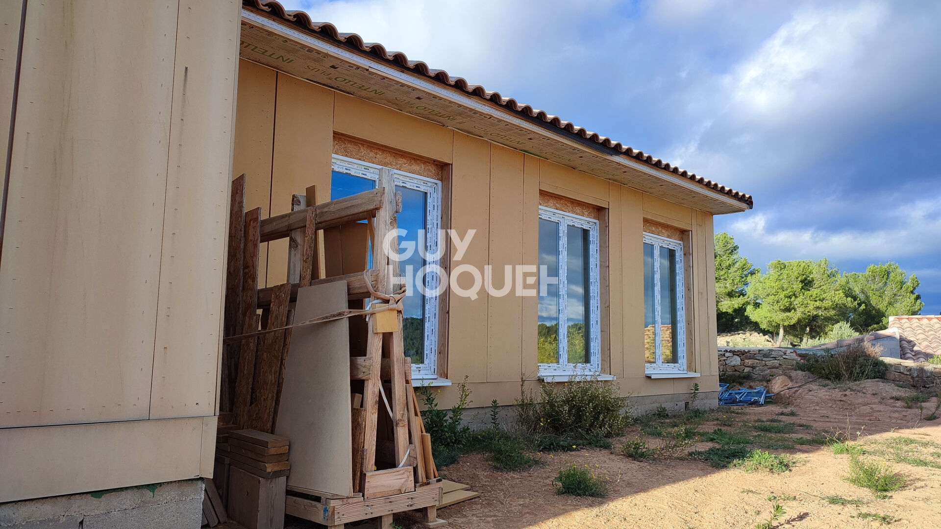Maison écologique ossature bois à Bize-Minervois - Référence V1294CG