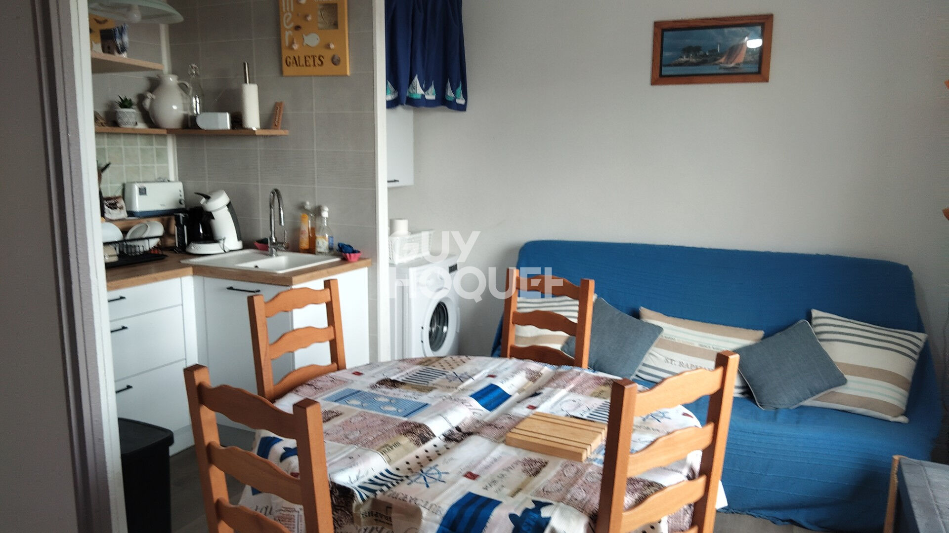 Appartement face à la mer 3 pièces 38 m2