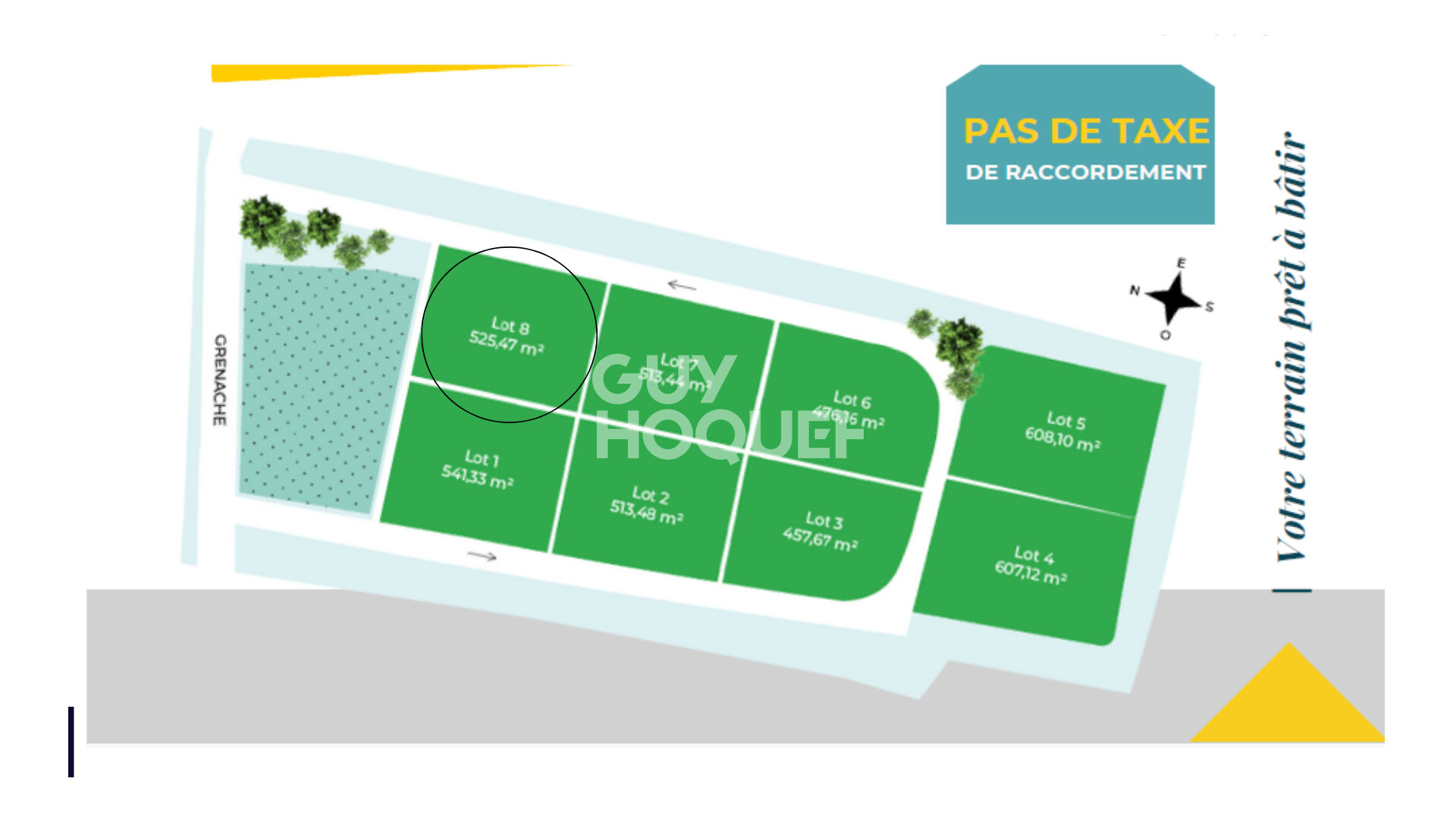 Terrain à vendre à Félines-Minervois - Référence V458CB Lot 8