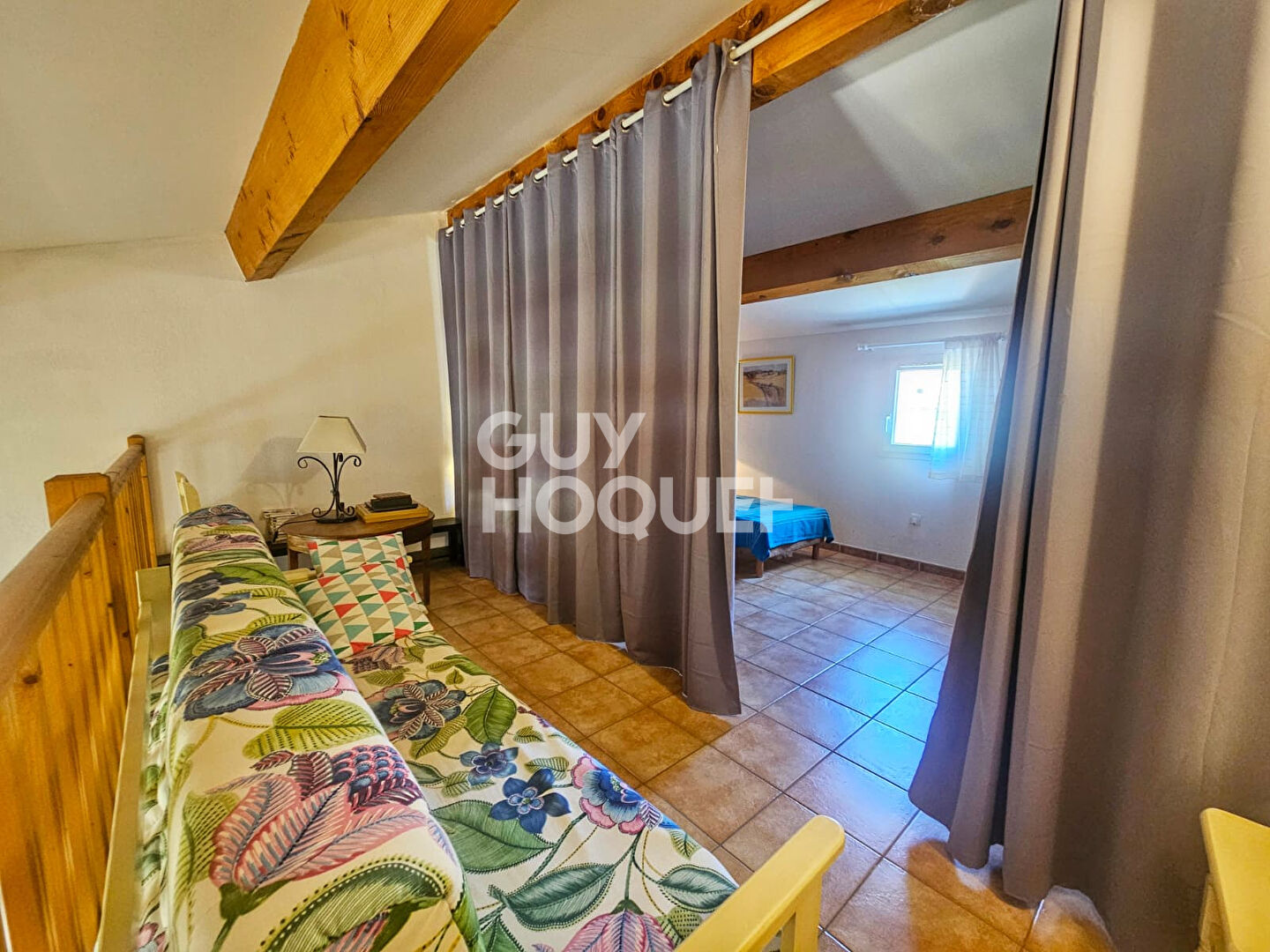 Villa T3 avec mezzanine, jardin, et parking. Résidence Port Minervois Homps.