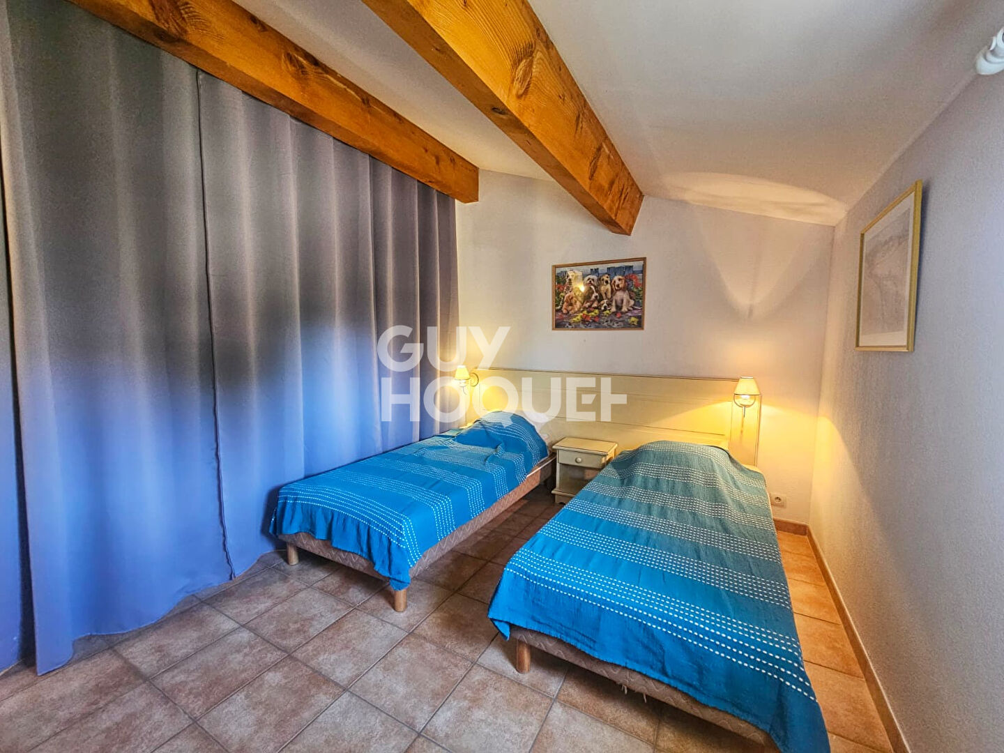 Villa T3 avec mezzanine, jardin, et parking. Résidence Port Minervois Homps.