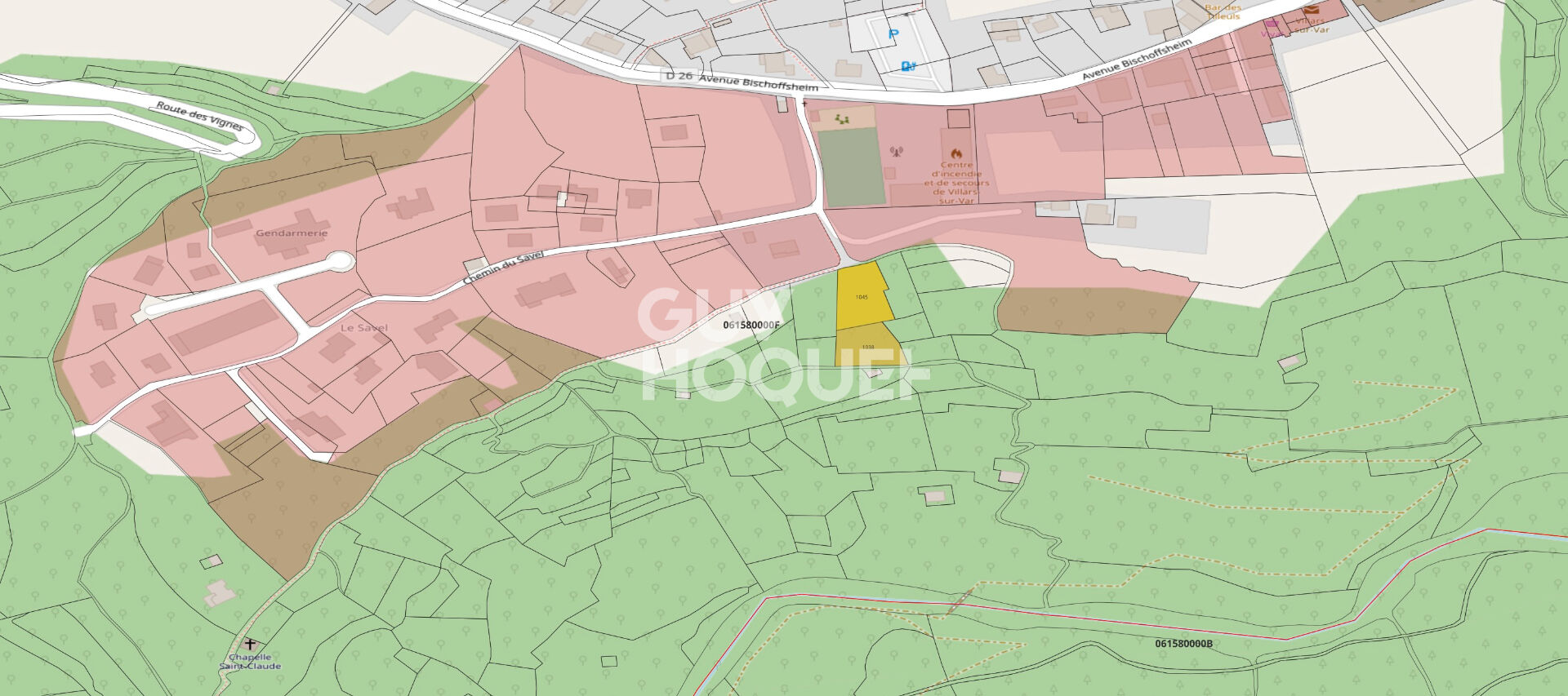 Terrain non constructible - 1 290 m² - Environnement naturel et privilégié