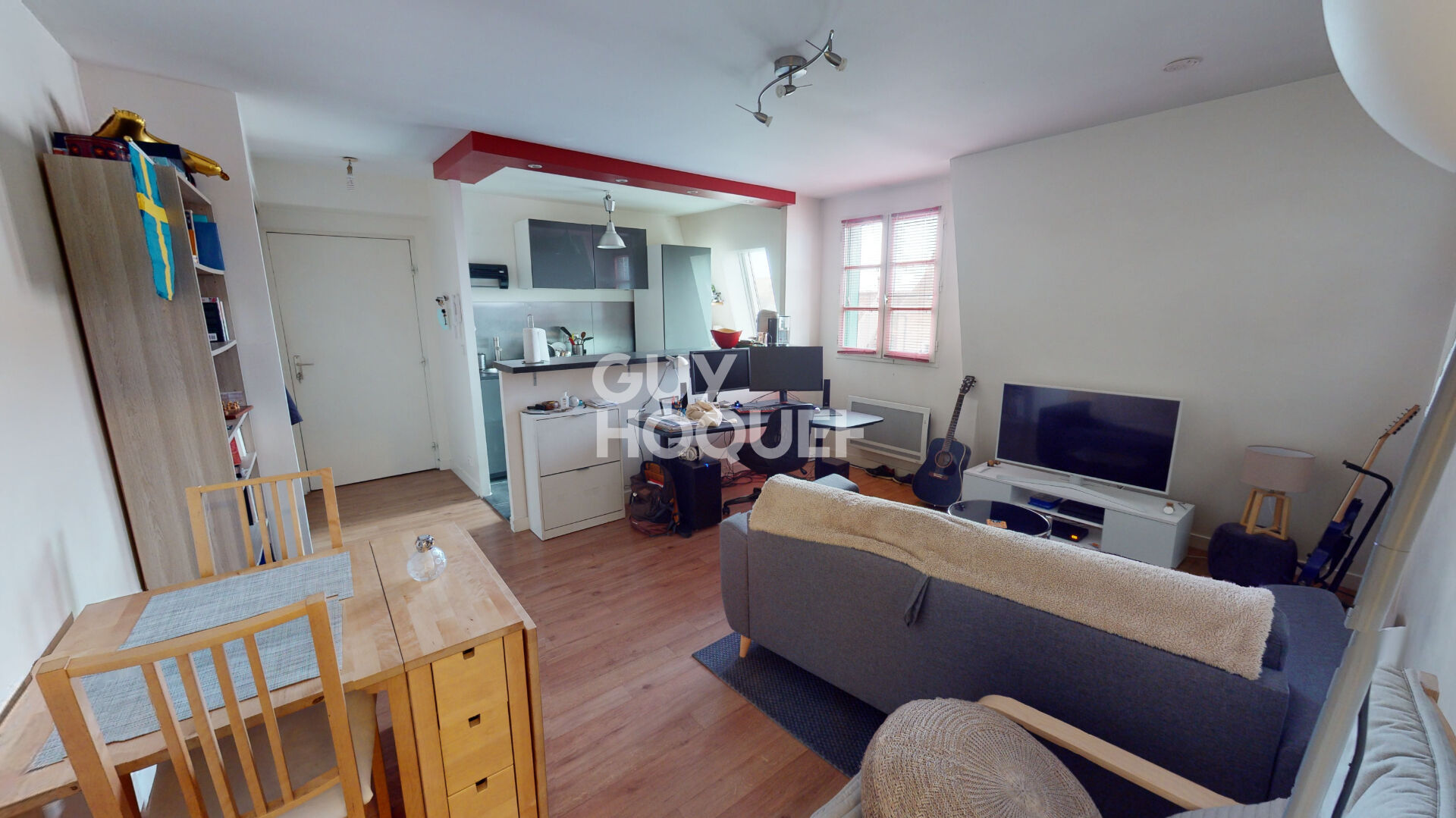 En centre-ville de Mennecy, appartement 2 pièces avec parking