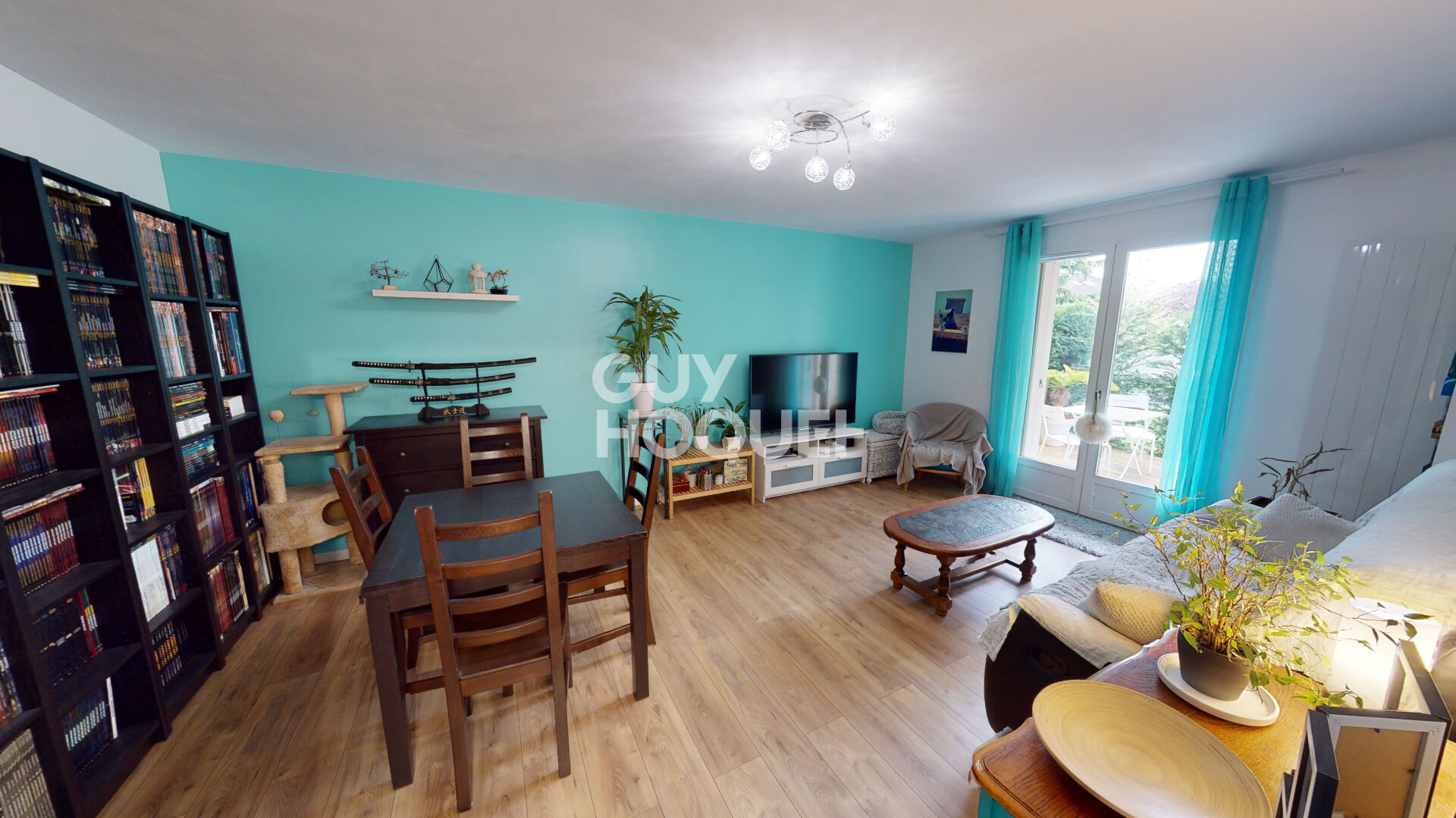 Appartement 2 pièces en rez-de-jardin proche du centre-ville de Brétigny