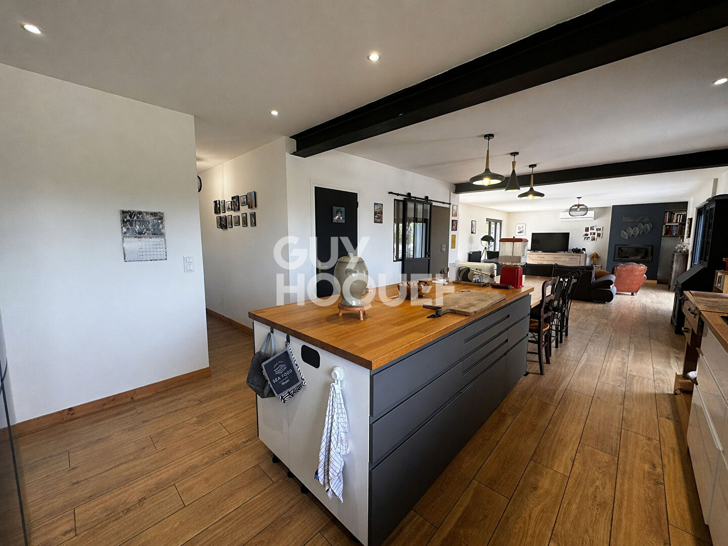 Propriété rénovée avec piscine et vue dégagée, environnement privilégié à Vienne-en-Val