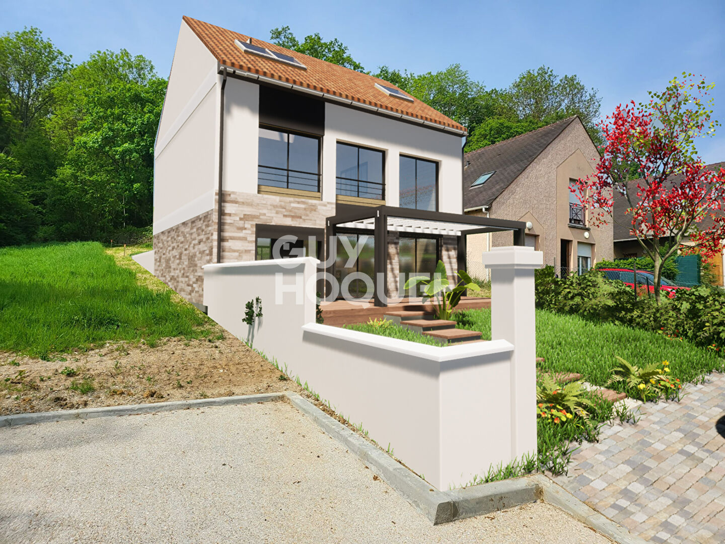 Terrain proche RER Le Guichet