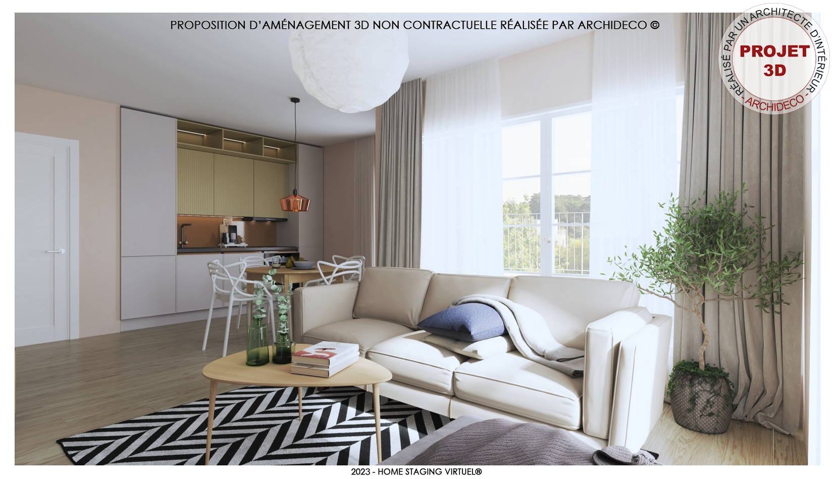 Dernier étage avec terrasse !